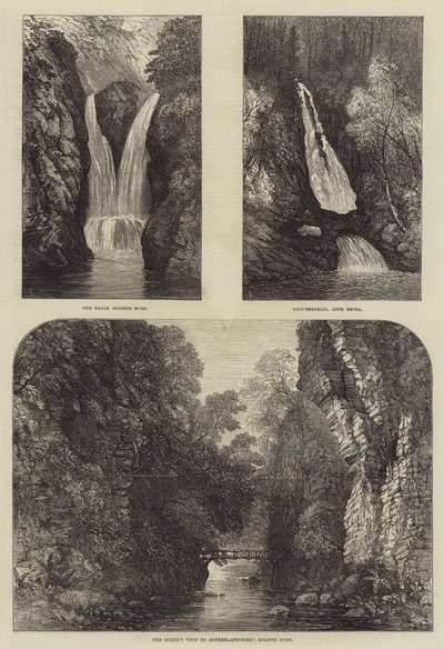 La visite de la reine au Sutherlandshire - Samuel Read